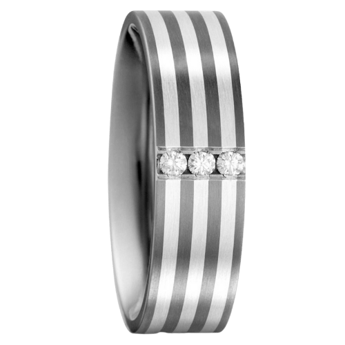 Ladies titanium rings store