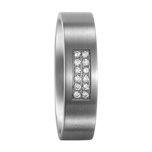 Titanium womens wedding band discount